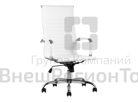 Кресло руководителя TopChairs City, белое.