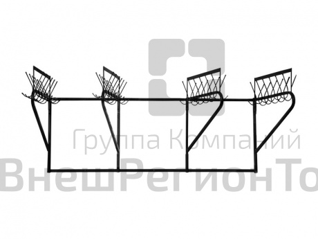 Вешалка гардеробная настенная В03.