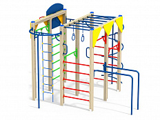 Спортивный комплекс "Рукоход с кольцами"