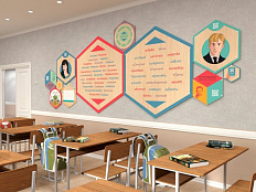 Набор информационно-методических панелей (11 шт.) «Стендум - Русский язык, Литература»