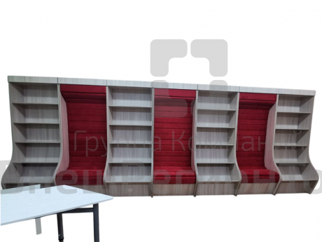 Стеллаж книжный, 800х650х2090 мм.