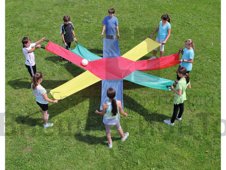 Игра спортивная парашют "Подсолнух".