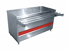 Прилавок для горячих напитков Аста, нейтральный стол, L1500 мм