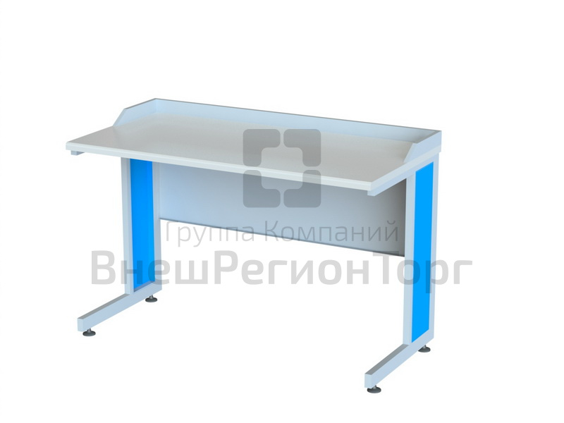 Стол лабораторный ученический c бортиком (акрил).