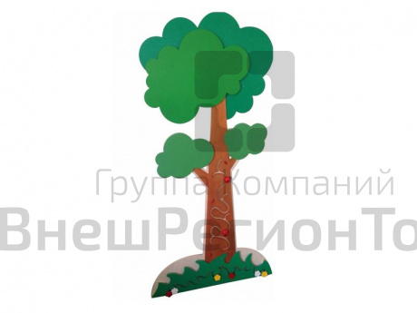 Тактильная панель Деревце 1800х890х40 мм.