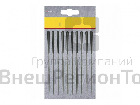 Надфили по металлу TOPEX 10 шт., 140х3 мм.