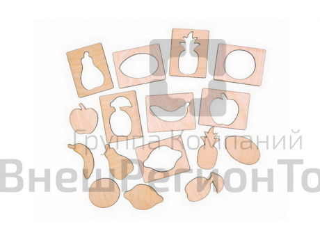 Набор трафаретов "Фрукты".