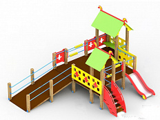 Игровой комплекс Домик 1 для детей с ограниченными возможностями