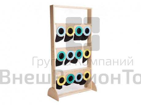 Дидактическая панель Мешочки напольная 1400х700 мм.