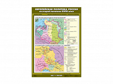 Учебная карта "Европейская политика России во второй половине ХVIII века"