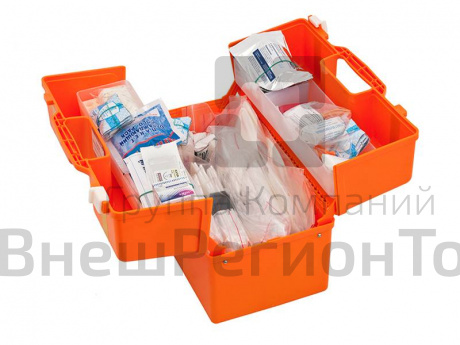 Набор травматологический для оказания скорой медицинской помощи в футляре-саквояже.