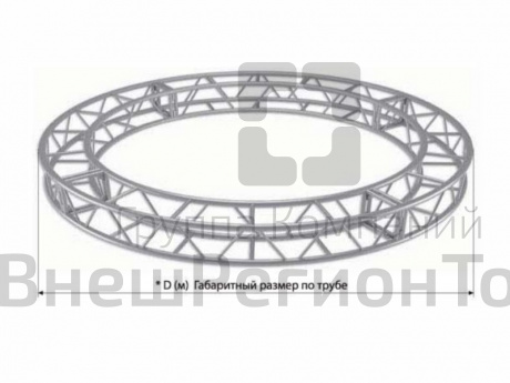 Конструкция над сценой (диаметр 5 метров).