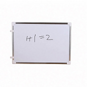 Доска магнитно-маркерная, двусторонняя, с полочкой, 90х60 см