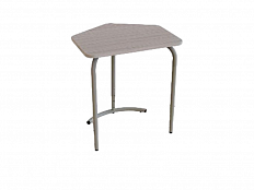 Стол модульный пятиугольный, регулируемый (м/к 28 и 32 мм, ЛДСП 16 мм, кромка 2 мм)