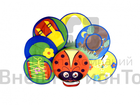 Сумка с дидактическими вкладышами "Божья коровка".