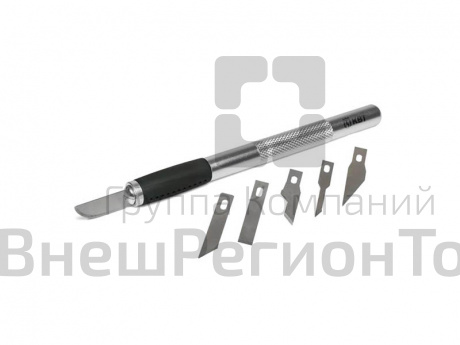 Макетный нож c 6 лезвиями.