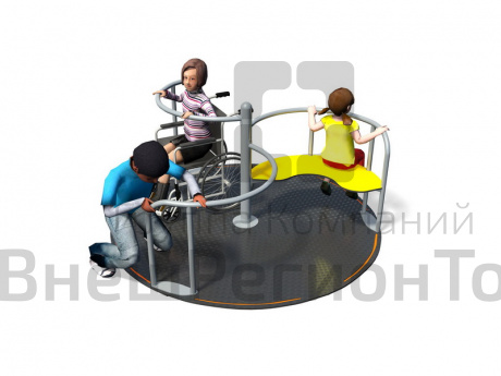 Карусель инклюзивная "Орбита".