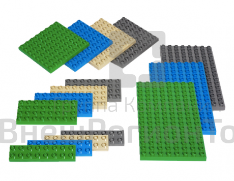 Платы строительные маленькие. LEGO.