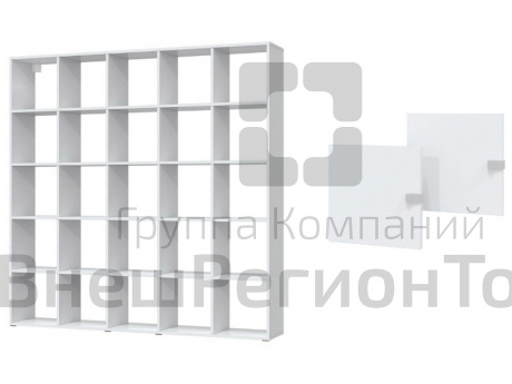 Комплект Стеллаж 5х5 (1 шт) и Двери (10 шт).