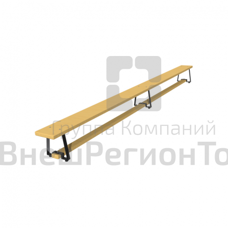 Скамейка гимнастическая универсальная 3 метра.
