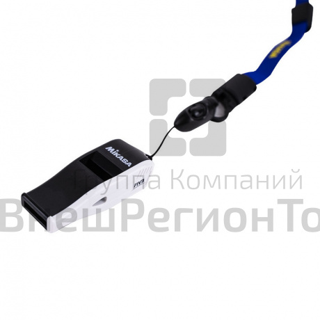 Свисток профессиональный судейский, черно-белый.