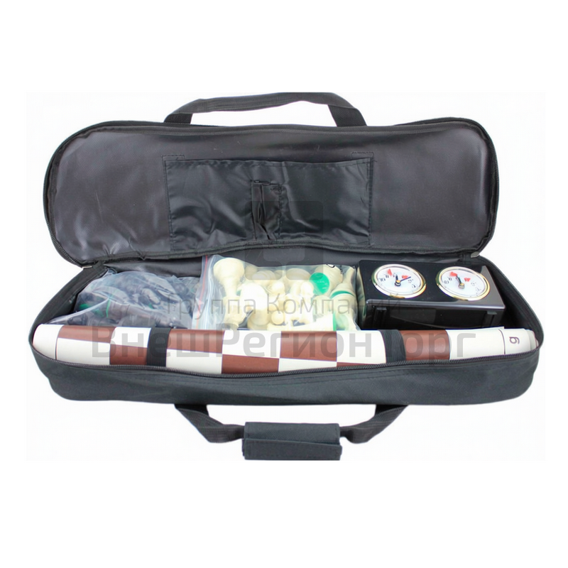 Сумка для шахматных фигур и доски.