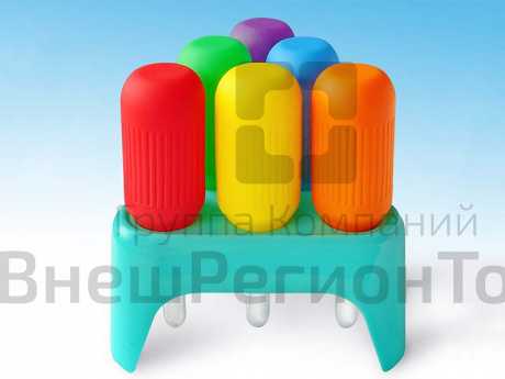 Набор пипеток на подставке 6 шт.