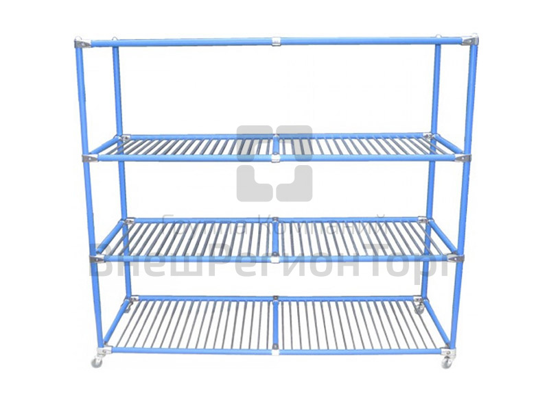 Стеллаж для акваинвентаря 160х60х160 мм.