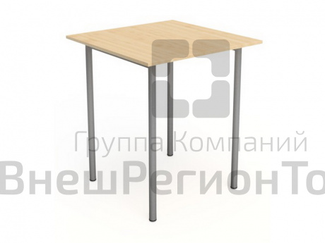 Стол обеденный 4-местный для табуретов квадратный.