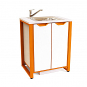 Мойка лабораторная для кабинета химии/физики/биологии (с сантехникой) на металокаркасе