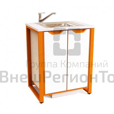 Мойка лабораторная для кабинета химии/физики/биологии (с сантехникой) на металокаркасе.