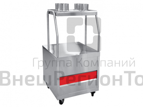 Прилавок для столовых приборов передвижной , L630 мм.