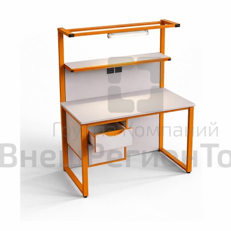 Стол рабочий для кабинета химии/физики/биологии (с розетками).