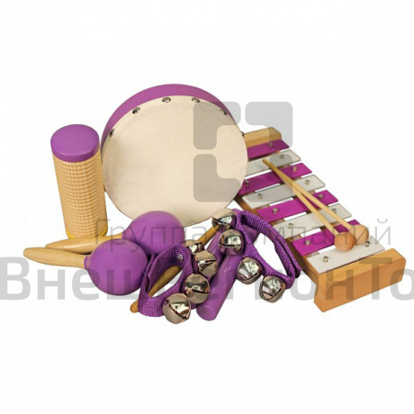 Перкуссионный набор из 6 предметов.
