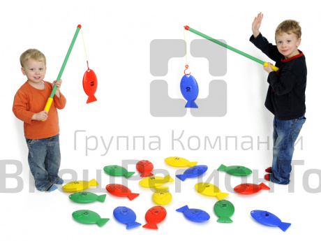 Набор Полидрон Гигант Рыбалка (счет от 1 до 20) 3-6 лет.