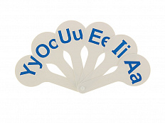 Касса-веер Английские гласные буквы