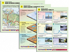 Таблицы по географии "Природа России", А4, 10 шт.