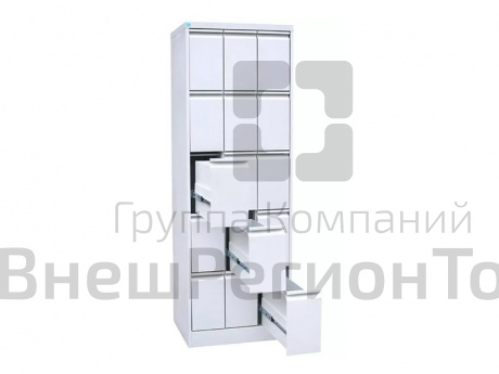 Шкаф картотечный 15 ящиков (А4) h2040 мм.