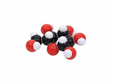 Глюкоза (C6H12O6), сборная модель