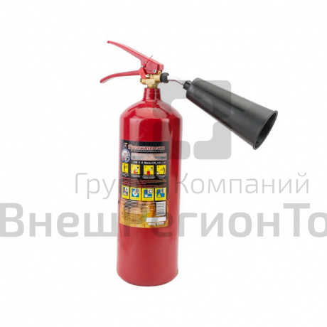 Огнетушитель углекисотный, 108x108x405 мм.
