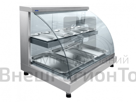 Витрина тепловая настольная, L1120 мм.