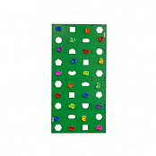 Скалодром пристенный 1000х2000 стандарт ЭЛЬБРУС (20 зацепов)