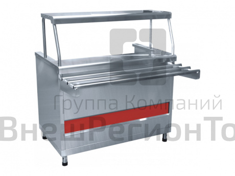 Мармит электрический для первых блюд Аста, 2 конфорки + 1 полка, L1120 мм.