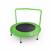 Батут DFC JUMPFIT 36'' зеленый 92см с поручнем