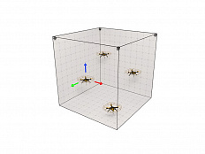 Геоскан Пионер - Безопасное воздушное пространство (защитная сетка 3х3х3 м) 