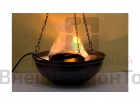 Светильник-пламя для сенсорной комнаты 120х190х190 мм.