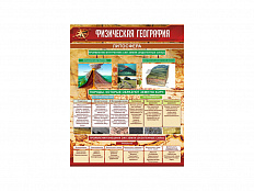 СТЕНД ФИЗИЧЕСКАЯ ГЕОГРАФИЯ. ЛИТОСФЕРА