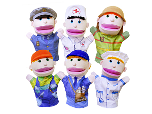 Комплект кукол «Веселый рассказчик», 6 шт.