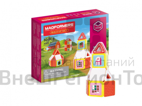 Магнитный конструктор MAGFORMERS Build Up set 50 дет.