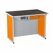 Стол демонстрационный с электрикой, керамогранит